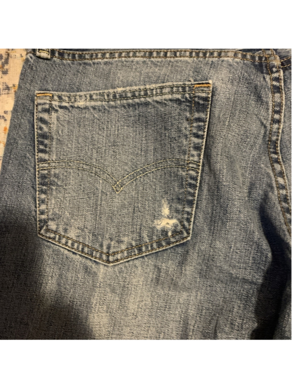 Levi's 511 slim-fit jean 36x32 Distressed Men Blue Denim - Picture 16 of 16